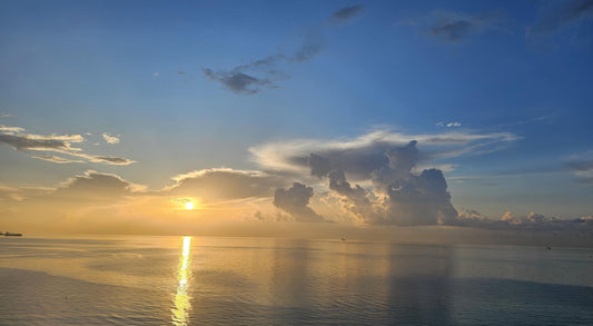 sunrise over the sea