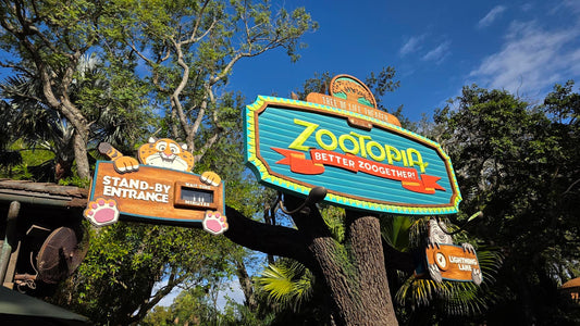 Entrance signs for Zootopia: Better Zoogether