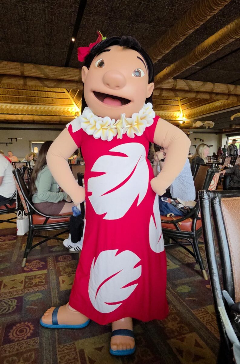 Lilo at ‘Ohana restaurant