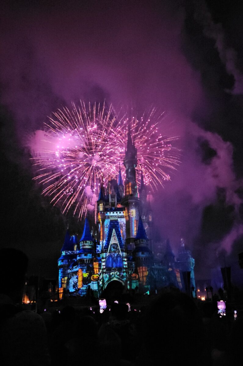 Halloween fireworks at Magic Kingdom