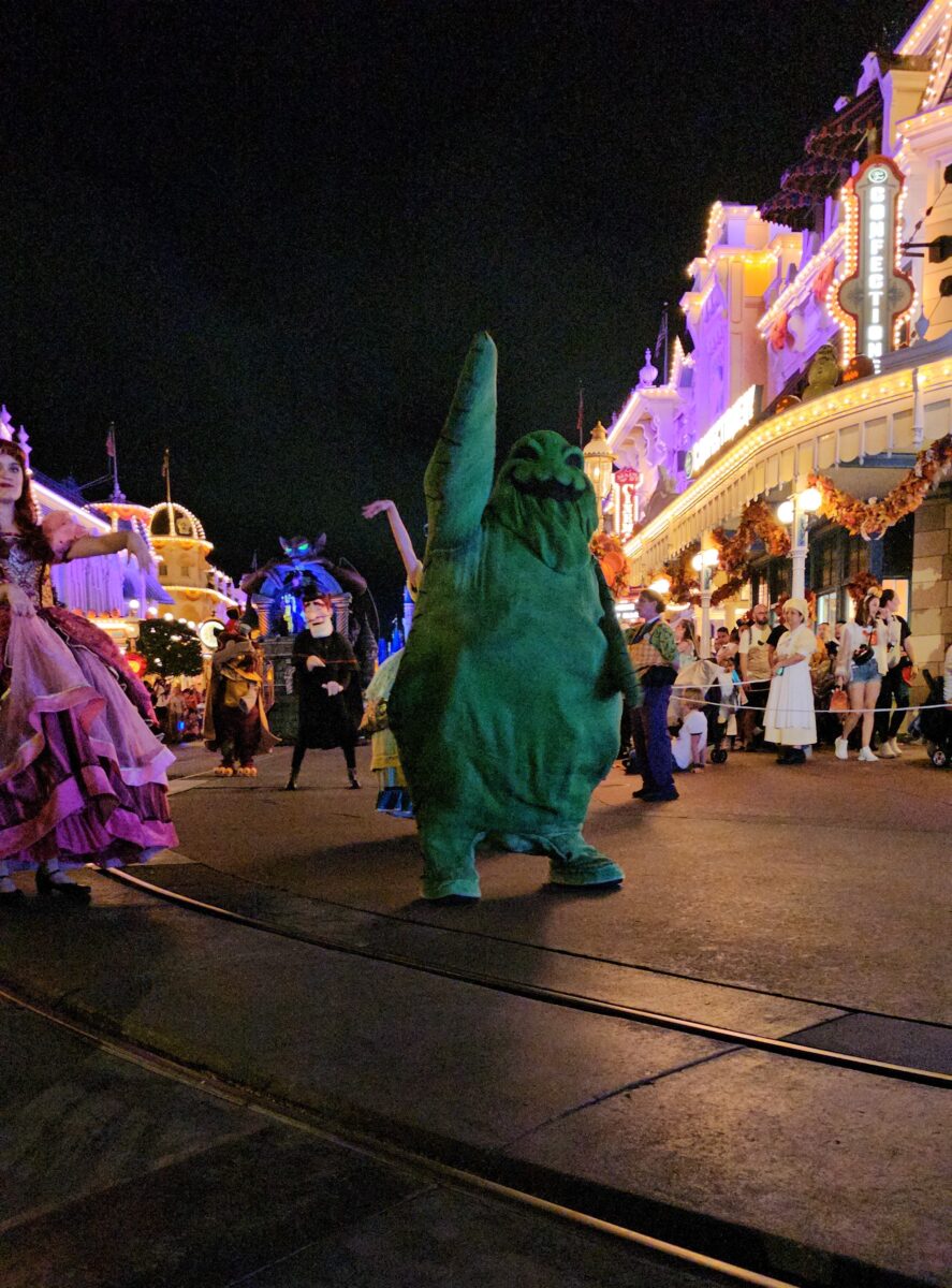 Oogie Boogie in the Boo-to-You parade
