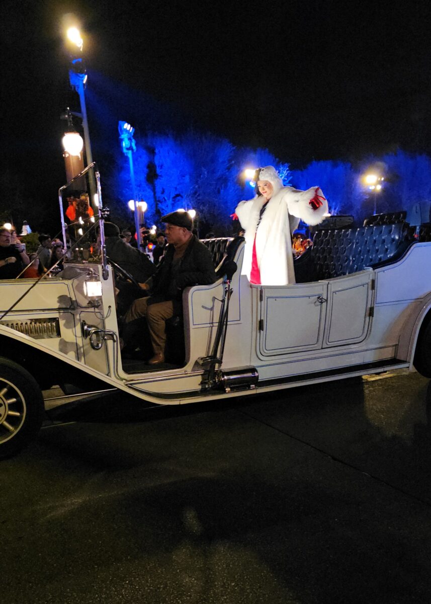 Cruella in the Boo-to-You parade