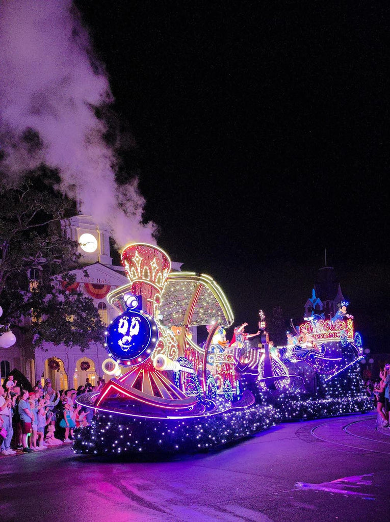 Train float in the Disney Starlight parade