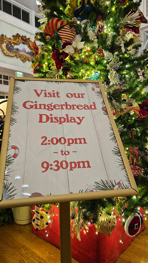 sign at Disney’s Boardwalk Inn for it’s 2024 display