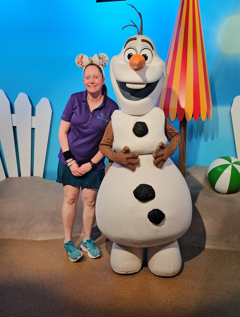 Kelly meeting Olaf