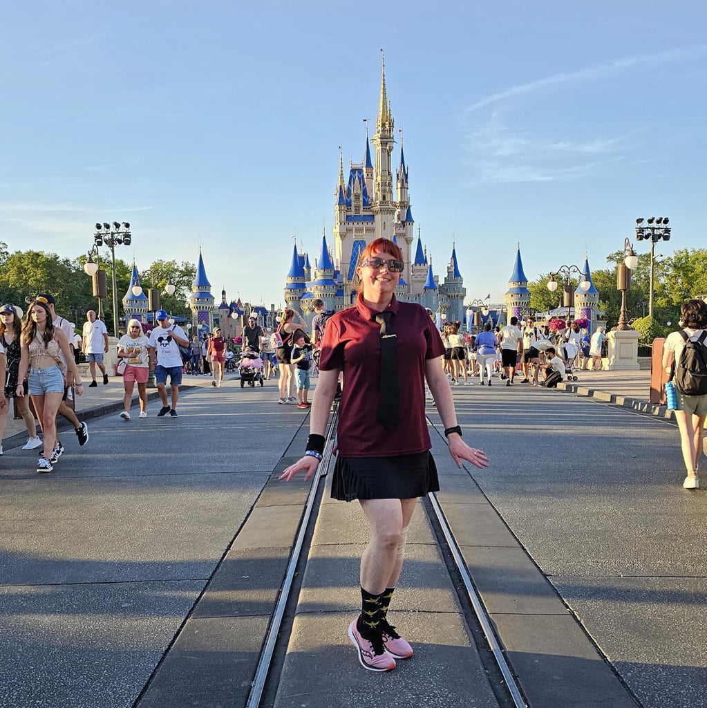Kelly bounding as Jafar at Magic Kingdom
