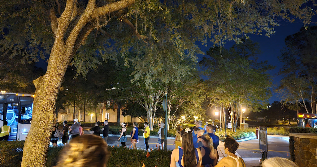 RunDisney Bus Stop from Disney’s Saratoga Springs Resort & Spa