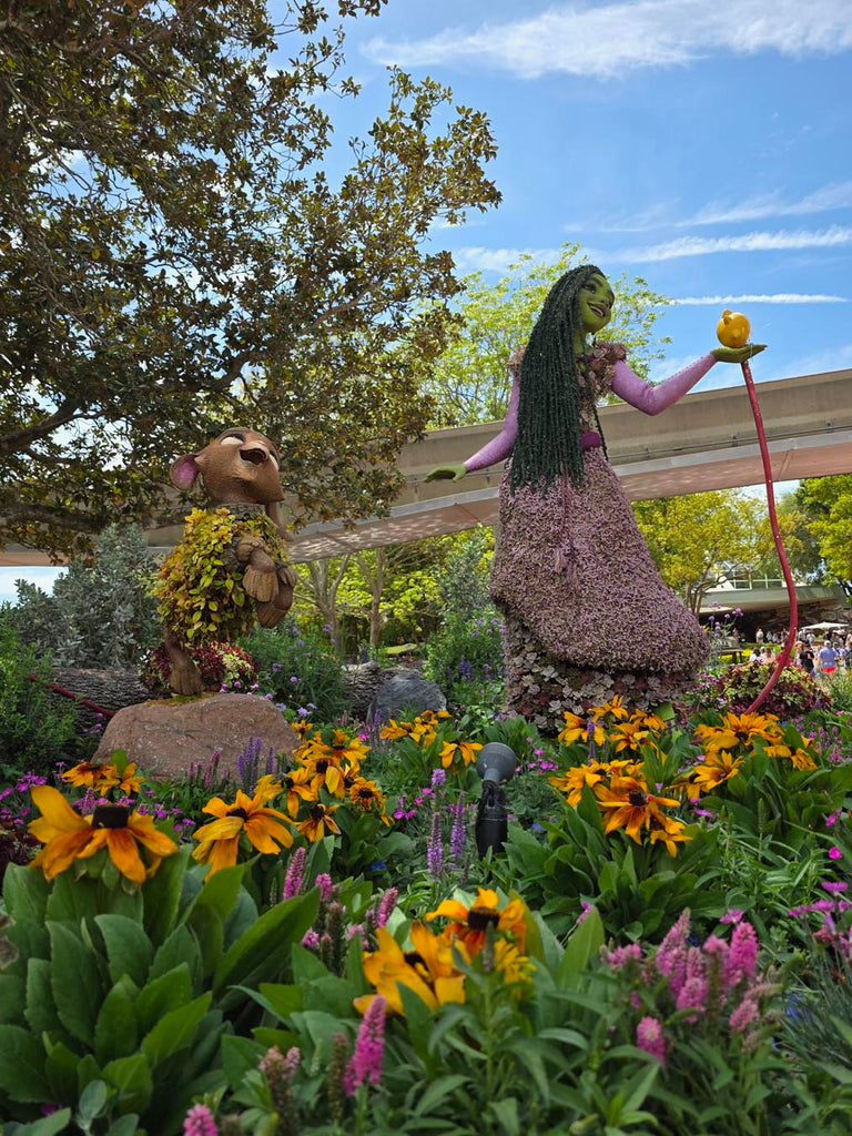 Wish topiary at the Epcot International Flower & Garden Festival