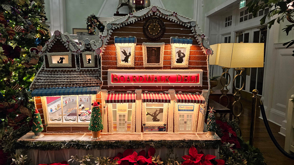Disney’s Boardwalk Inn gingerbread Boardwalk from 2024