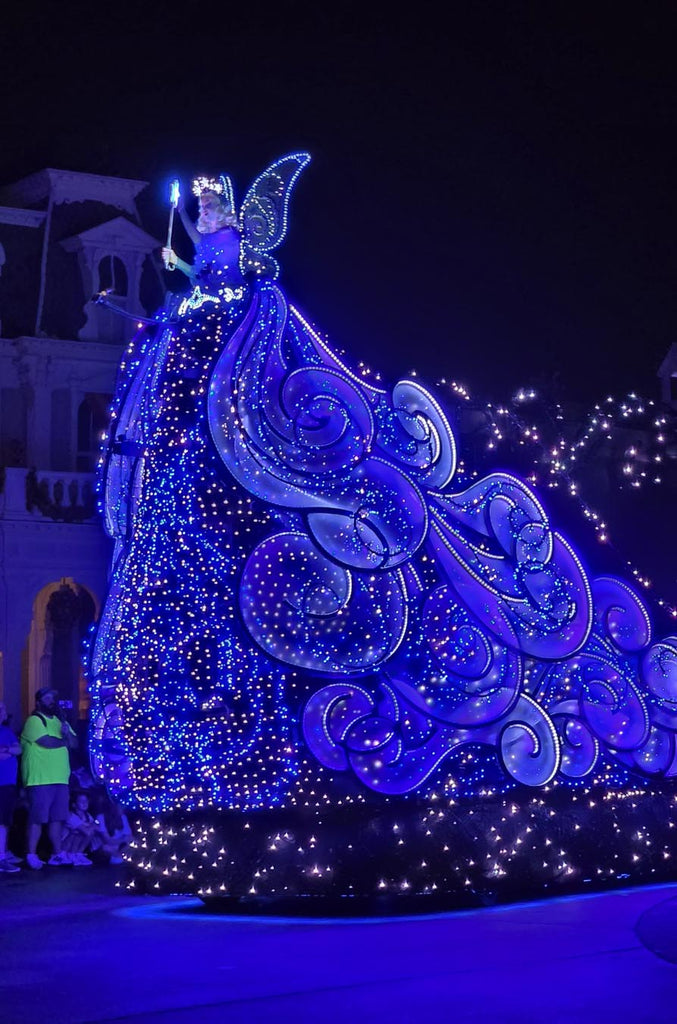 Blue Fairy in Disney Starlight parade