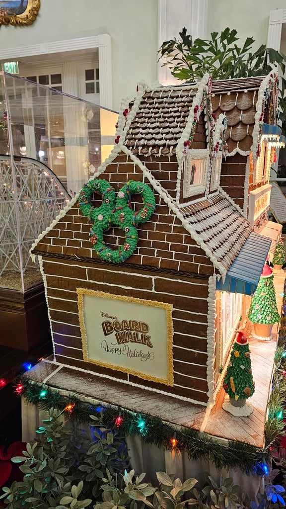 Disney’s Boardwalk Inn gingerbread Boardwalk from 2024