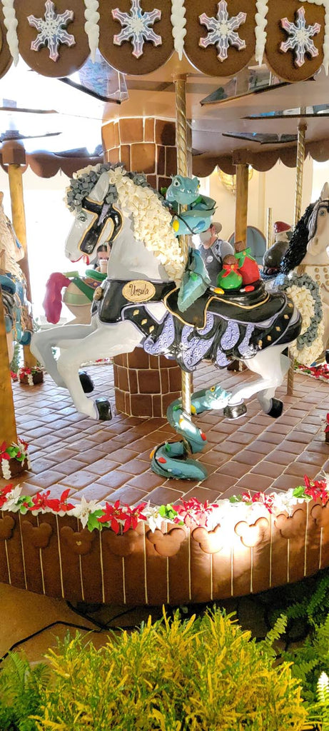 Ursela gingerbread horse at Disney’s Beach Club Resort from 2021