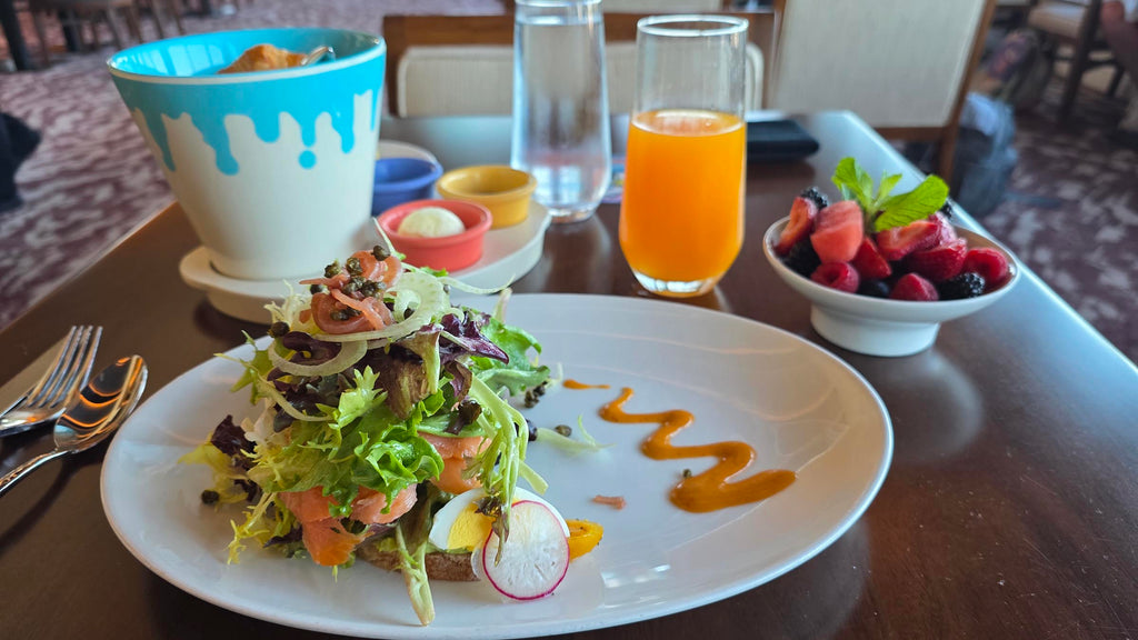 Avocado and smoked salmon Toast at Topolino’s Terrace