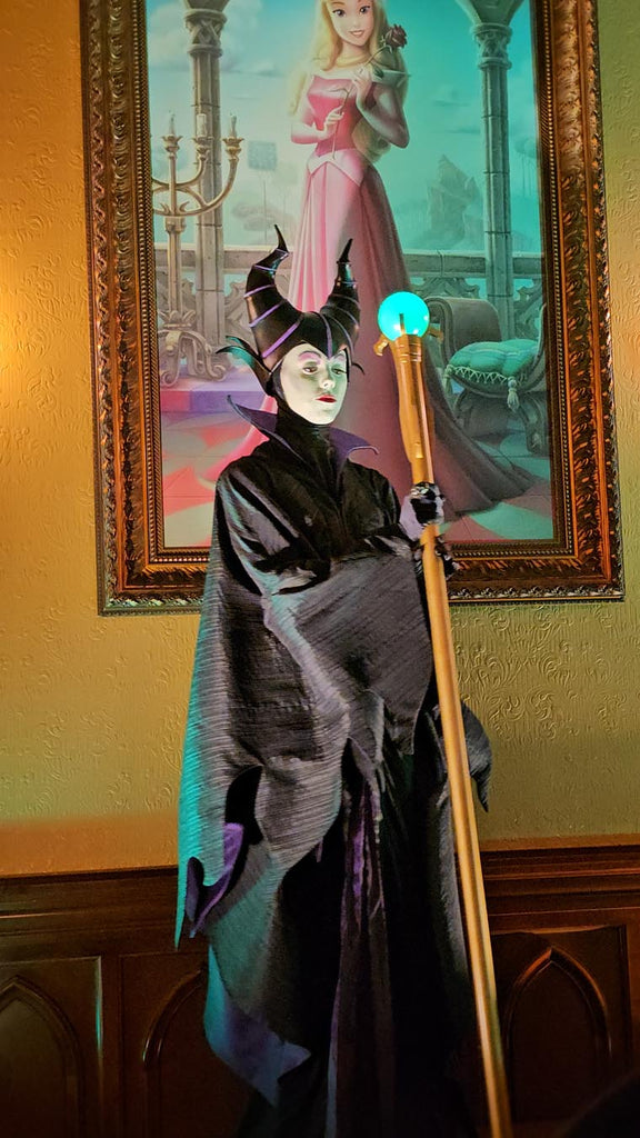 Maleficent in Princess Fairytale Hall during MNSSHP