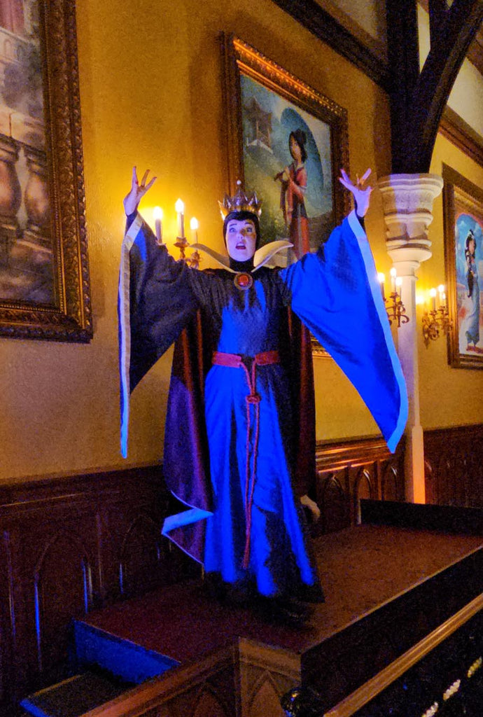 The Evil Queen in Princess Fairytale Hall during MNSSHP