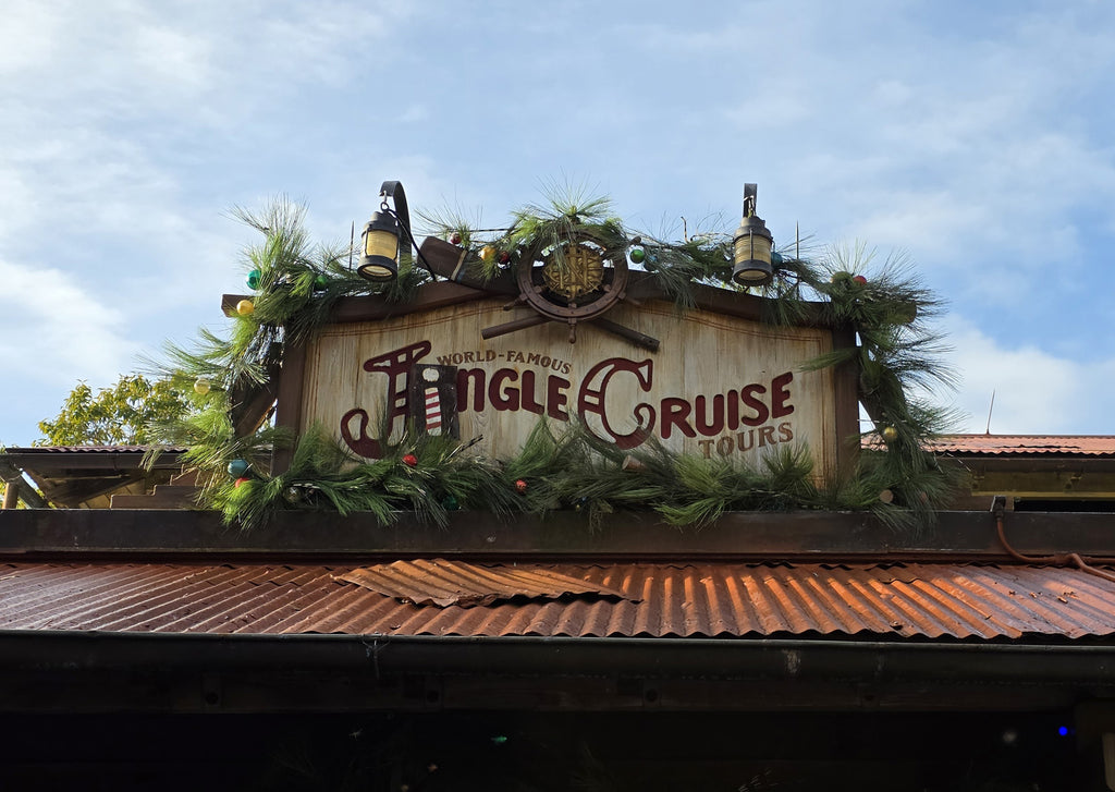 Jingle Cruise sign at Magic Kingdom