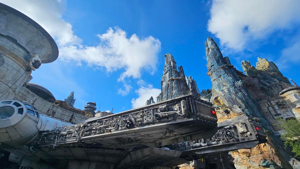 Millennium Falcon at Star Wars: Galaxy’s Edge in Disney’s Hollywood Studios