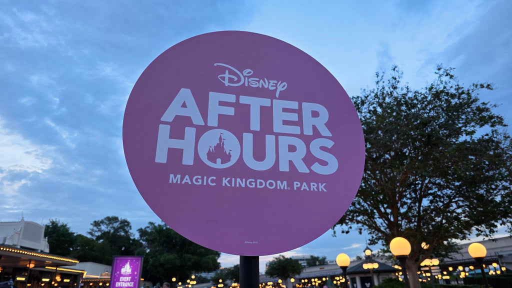 Sign for Disney After Hours event