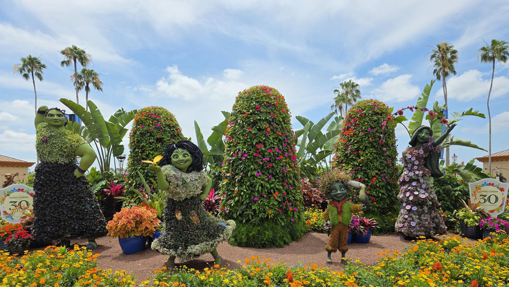 Encanto topiary at the Epcot International Flower & Garden Festival