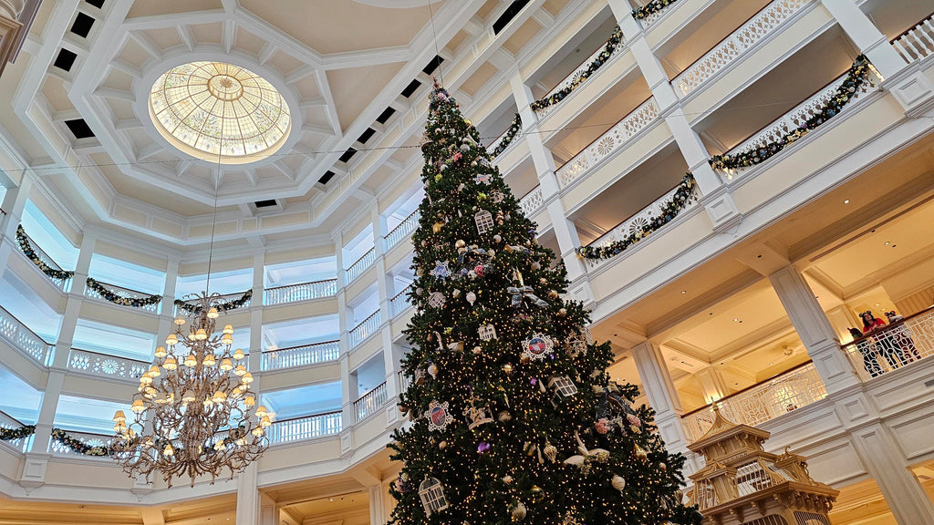 Christmas Tree in the lobby of Disney’s Grand Floridian