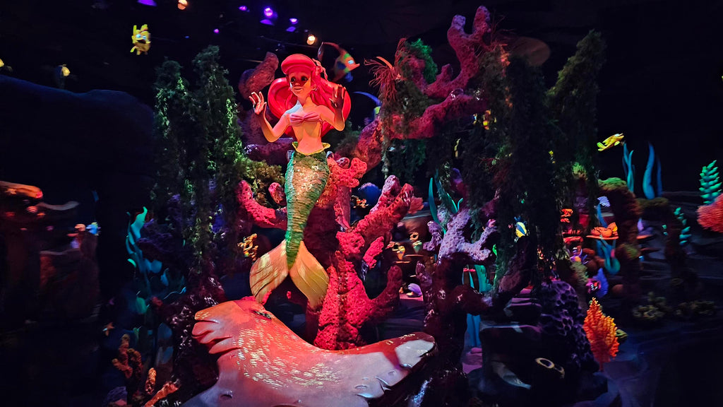 Ariel animatronic from Under the Sea – Journey of the Little Mermaid