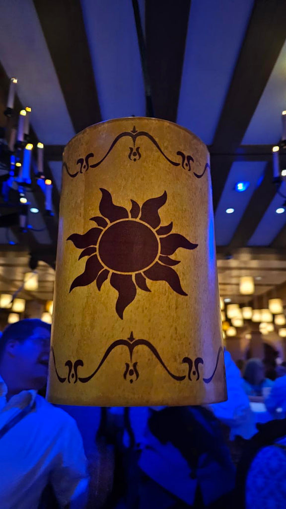 lantern from Rapunzel’s Royal Table on the Disney Magic