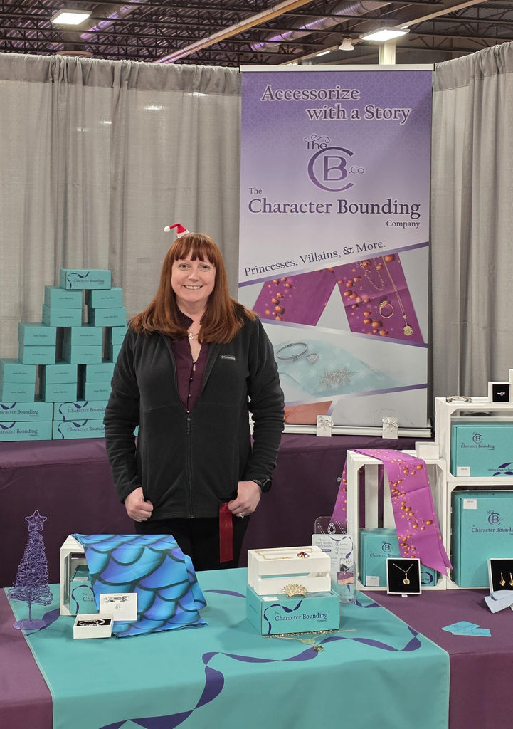 Kelly at TheCB.Co booth at a festival