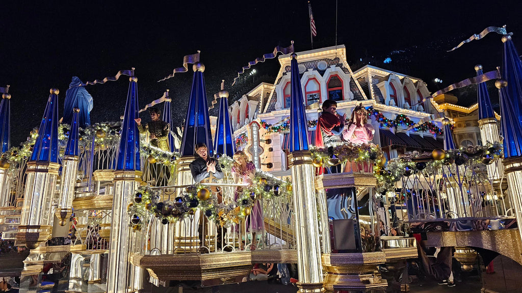 Princess float as part of the Mickey’s Once Upon a Christmas Parade