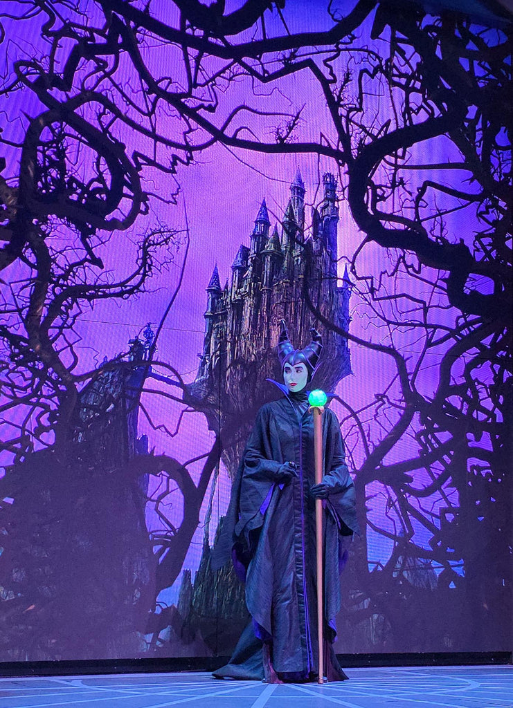 Maleficent on the Disney Destiny