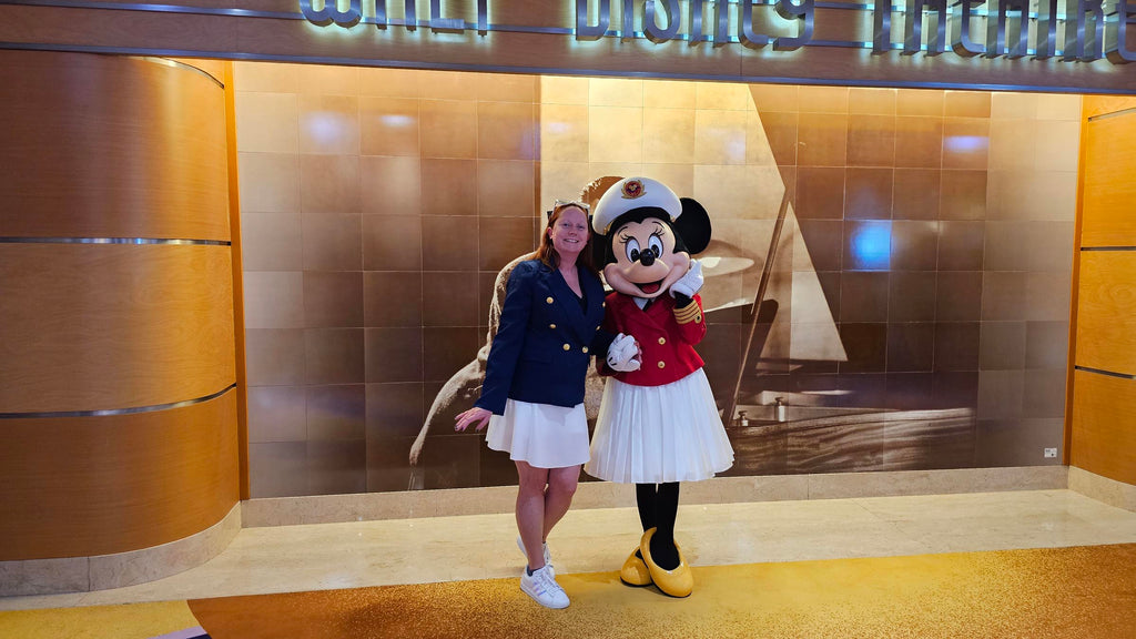 Kelly bounding as Captain Mickey with Captain Minnie