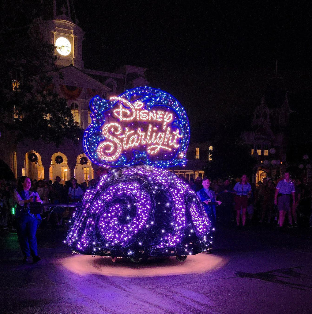 Disney Starlight float in the parade