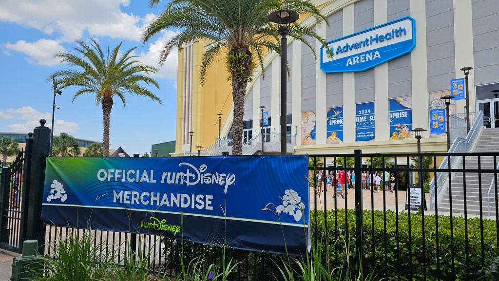 entrance to the RunDisney Merchandise Booths