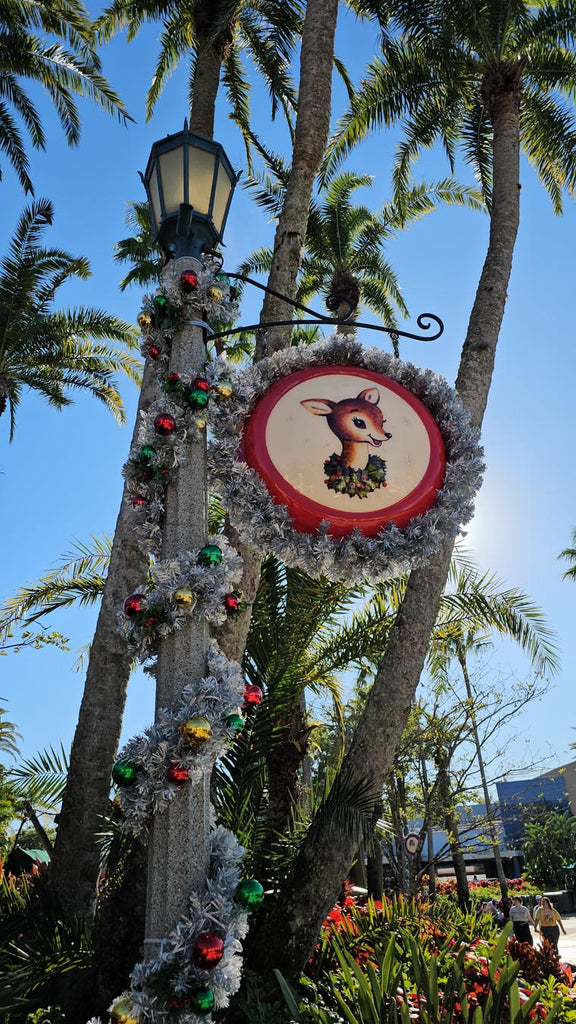 Reindeer decoration at Disney’s Hollywood Studios