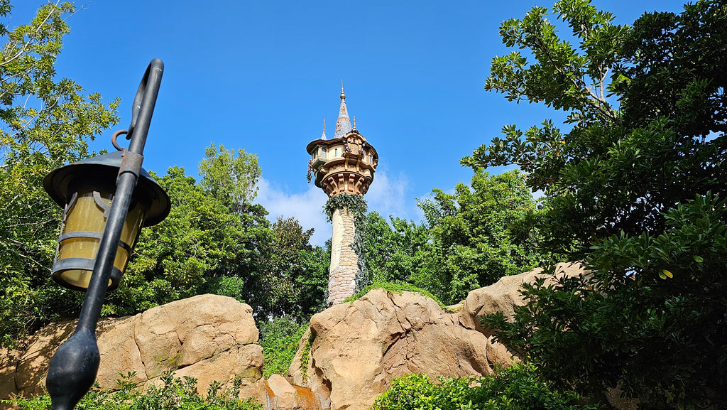 Rapunzel’s tower in Magic Kingdom’s Fantasyland