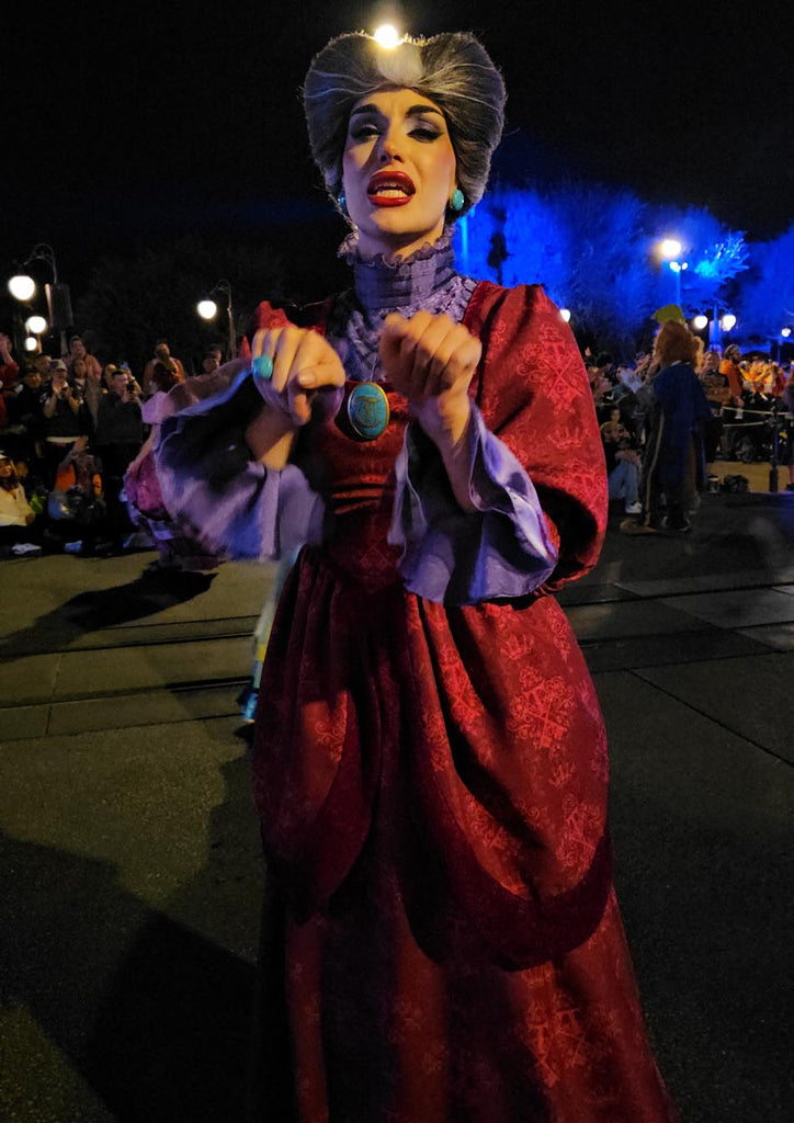 Lady Tremaine in the Boo-to-You Parade at Magic Kingdom
