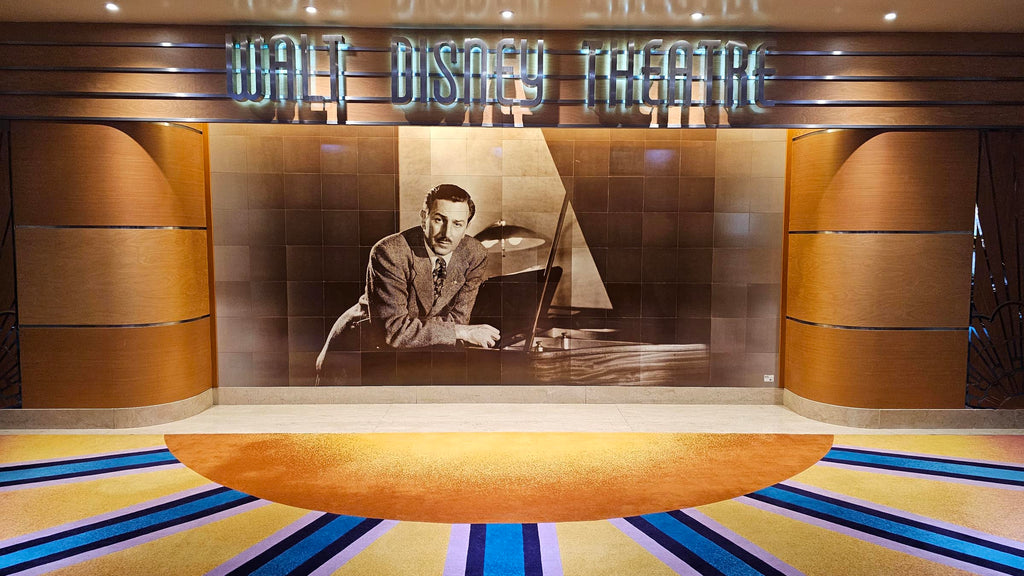 Entrance to the Walt Disney Theatre on the Disney Magic