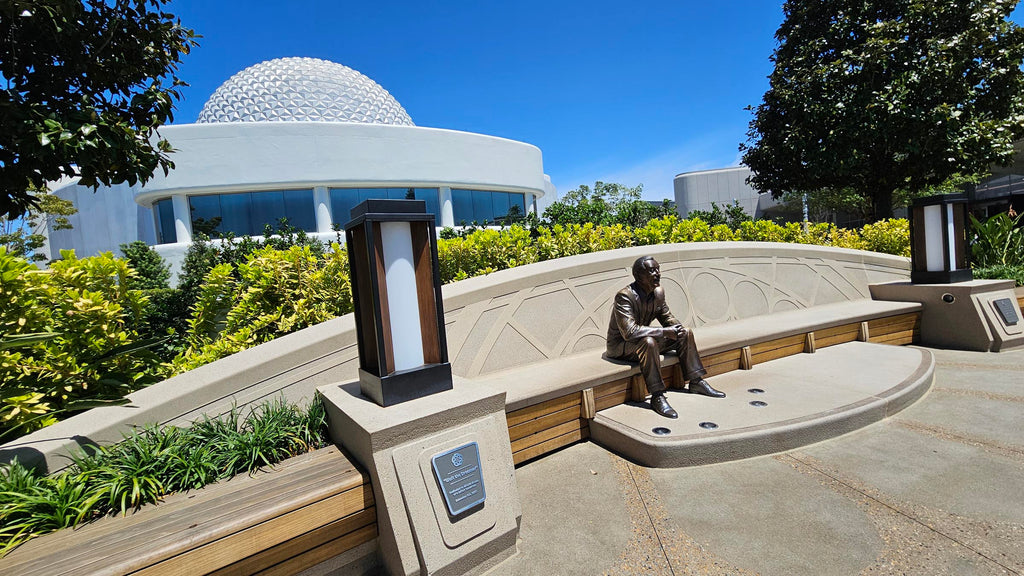 “Walt the Dreamer” statue in Epcot