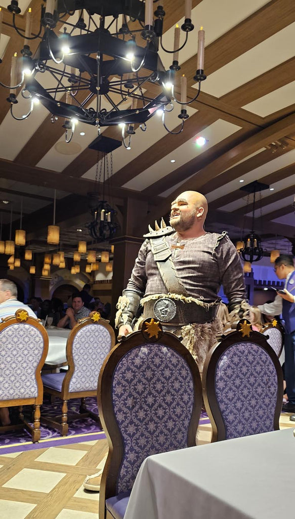 performer from Rapunzel’s Royal Table on the Disney Magic