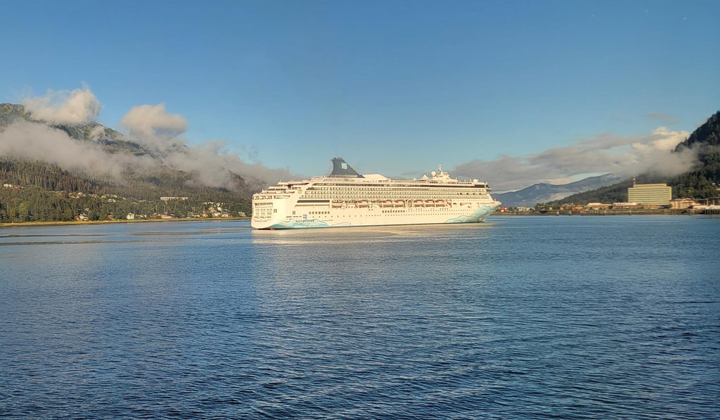 Norwegian Cruise Line ship in Alaska